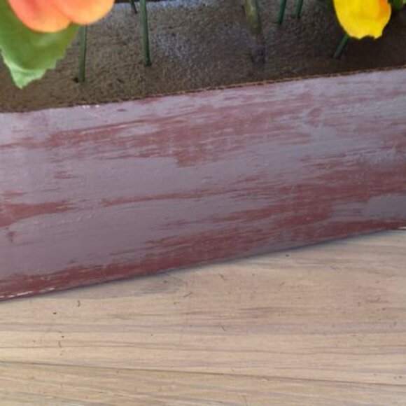 Table Centerpiece Fall Harvest Floral Box Thanksgiving Fall Leaves and Pumpkins - Picture 12 of 14